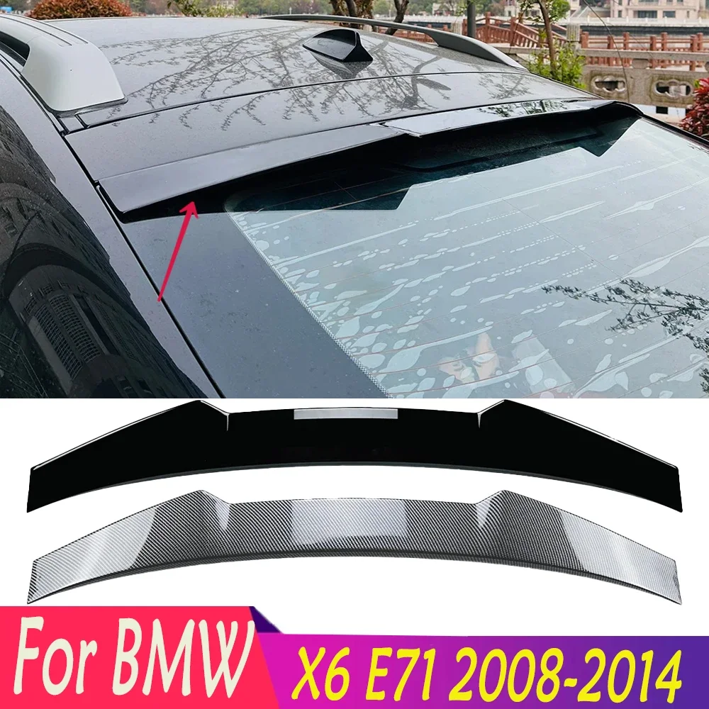 

For BMW X6 E71 2008-2014 High Quality Rear Trunk Roof Lid Trunk Top Spoiler Wing Tail Tailgate Splitter Lip Spoilers Body Kits