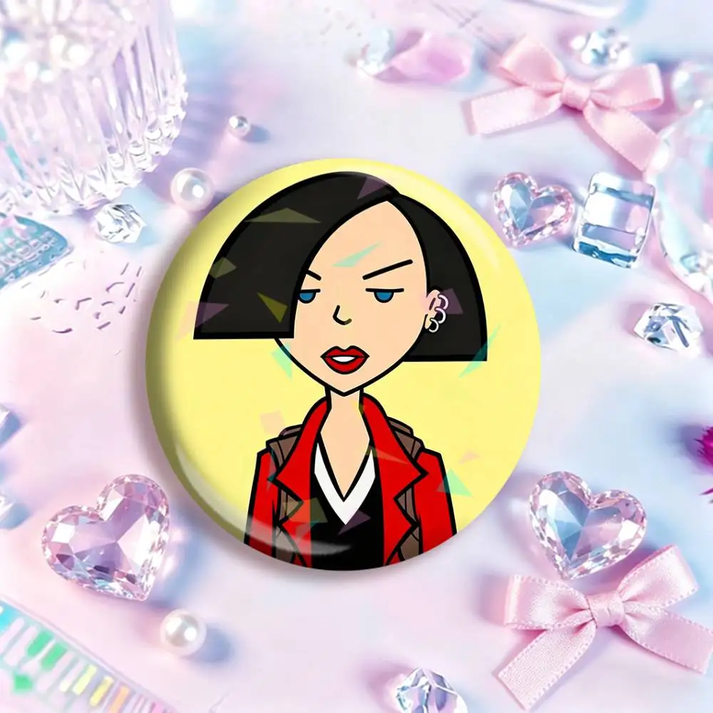 cool Jane Lane Daria Morgendorffer  Icon Badge Handmade Tinplate Brooch for Chest Ornament Gifts Easter decorations