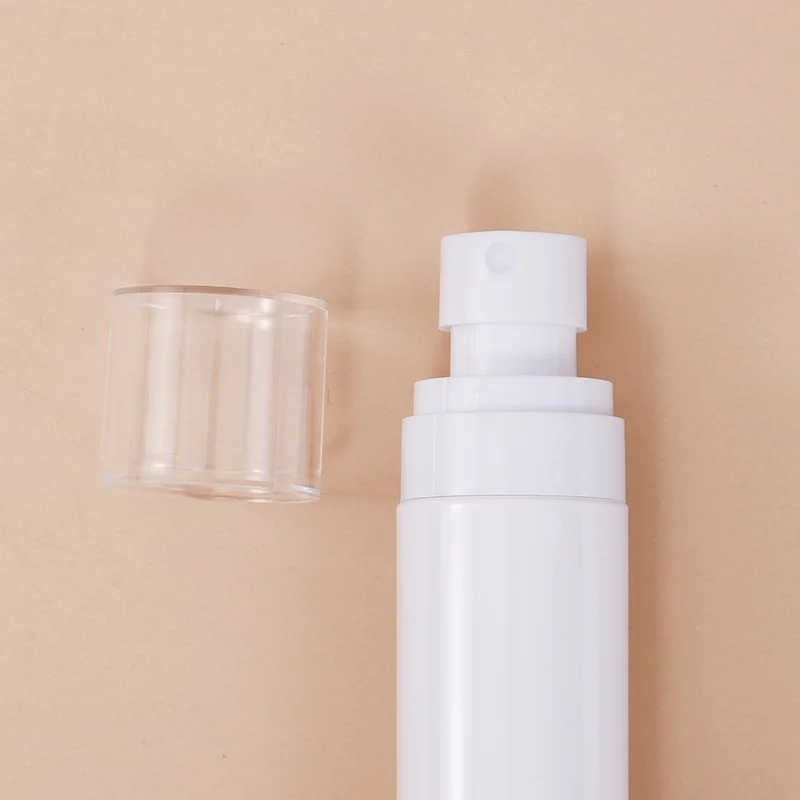 60/80/100/120ml White Fine Mist Press Small Spray Bottle Atomized Empty Bottle Makeup Spray Bottle Travel Essentials косметика