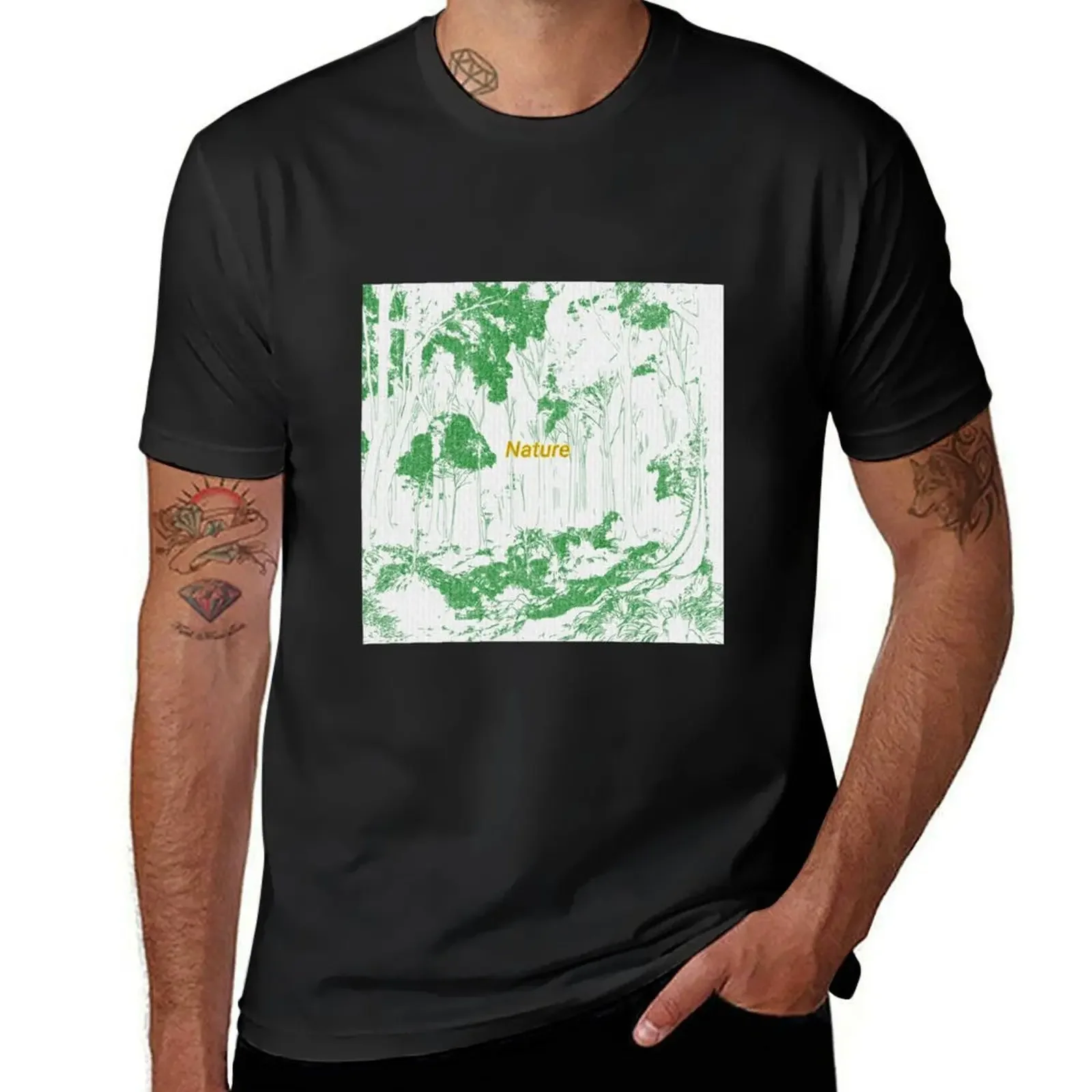 Escape to the Woods: Find Your Zen in Nature T-Shirt vintage graphic tee baggy shirts t shirts men