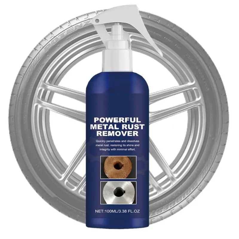 Powerful Metal Rust Remover 100ml Rust Remover Car Cleaning Supplies Rust Instant Remover Spray Rust Remover Car Cleaning