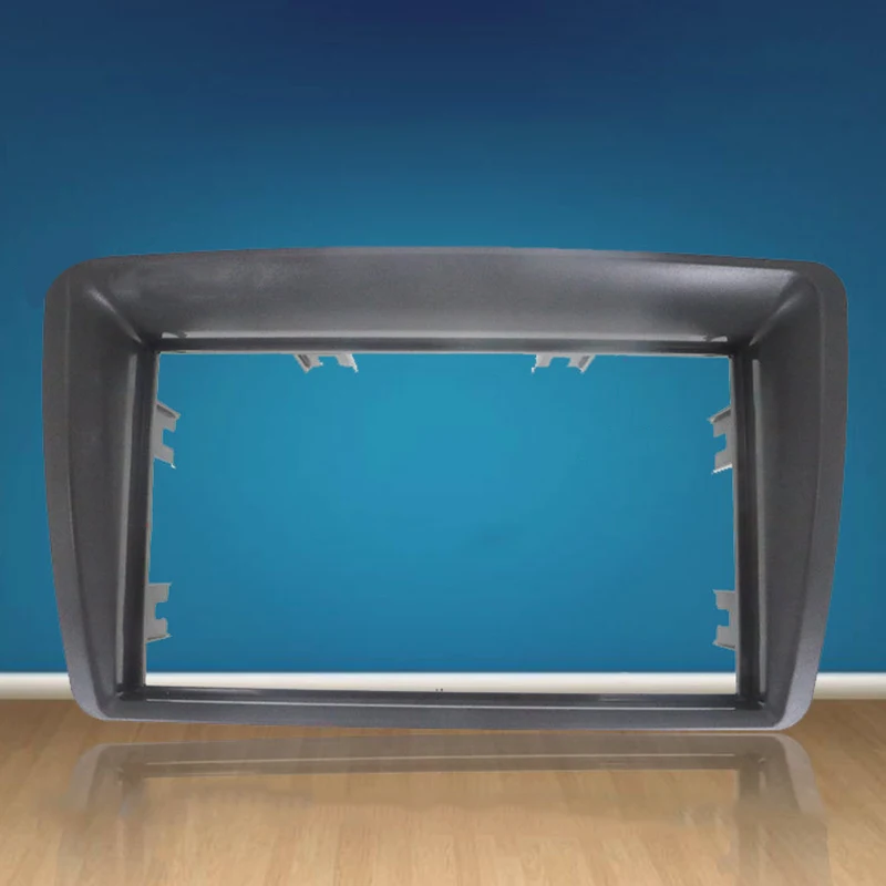 Painel Traço Mount Kit Guarnição Instalação, Fascia para FIAT Panda 2003-2012, rádio estéreo, quadro, placa, moldura, 2 Din