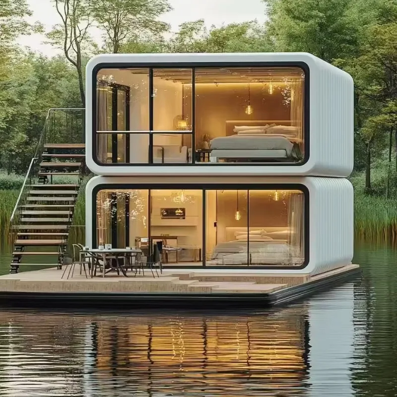 

High Quality Prefabricated Space Cabin House Mobile Villa Space Cabin House Hotel Portable Mobile Prefabricated Villa