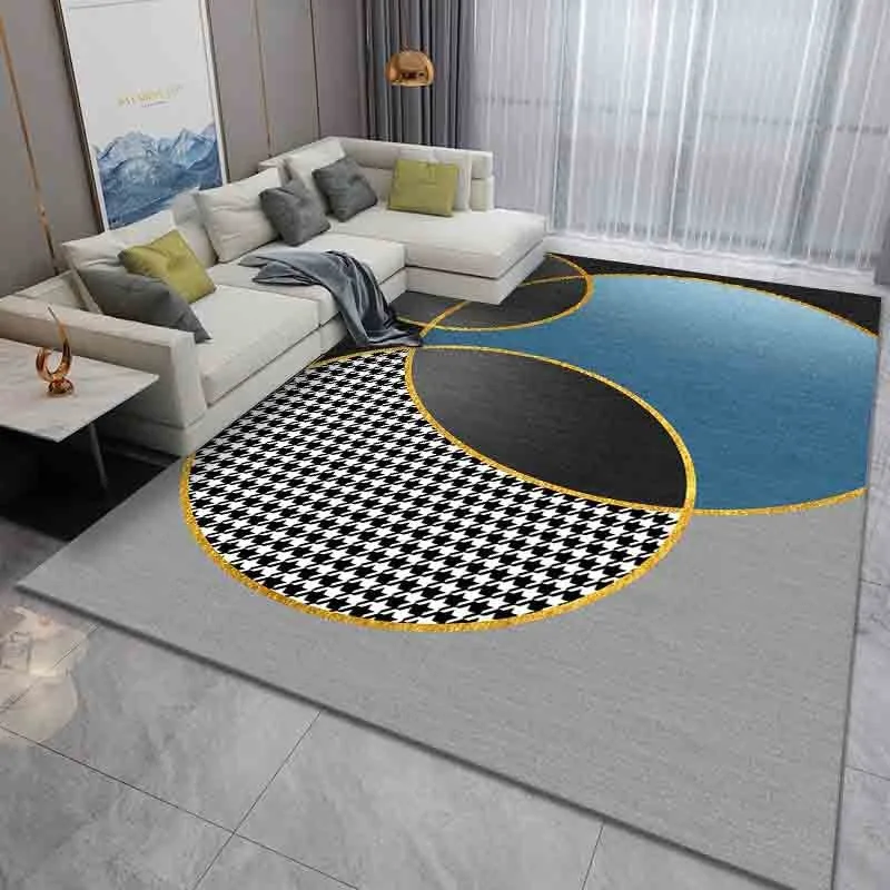 Light Luxury Carpet Living Room Carpet Large Area Modern Minimalist Area Rug for Sofa Coffee Table and Bedroom Home Decoration