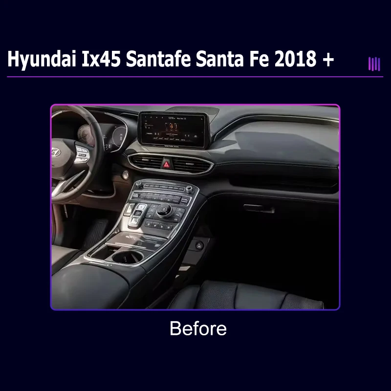roadivox Android car radio for Hyundai Ix45 Santafe Santa Fe 2018 stereo GPS Navigation video Multimedia Player tape recorder