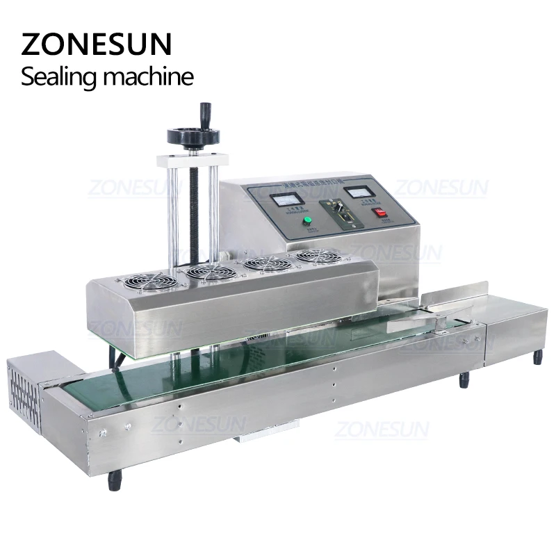 

ZONESUN ZS-FK6000A Автоматические непрерывные термосварочные машины для пластиковых бутылок с электромагнитной индукцией и алюминиевой фольгой