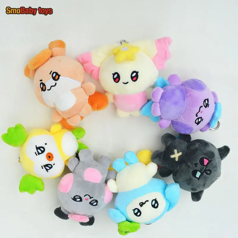 

Kpop ATEEZ Seonghwa Hongjoong Plush Key chain Cartoon Pop Up ANITEEZ Yunho Yeosang San Stuffed Doll Fans Gifts