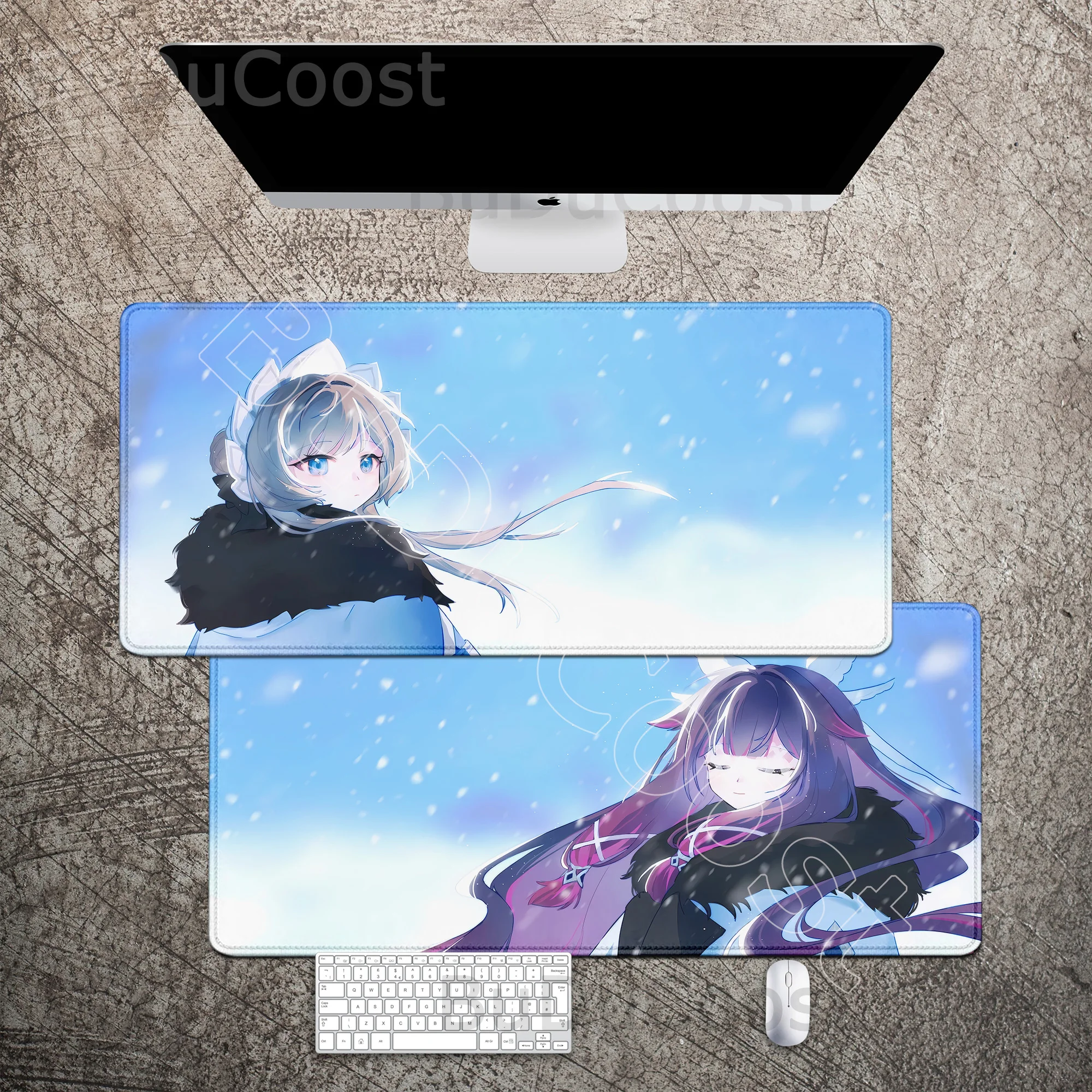 

HD New Pretty Columbina Sandrone Mouse Pads Genshin Impact Non-slip Mouse Pad Gaming Anime Mousepad XXL Large Keyboard Desk Mat