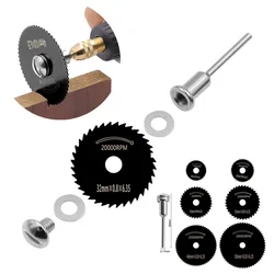 25/35/44/50mm HSS lama per sega circolare utensile rotante per Dremel Metal Cutter Set di utensili elettrici dischi da taglio per legno trapano mandrino Cutoff