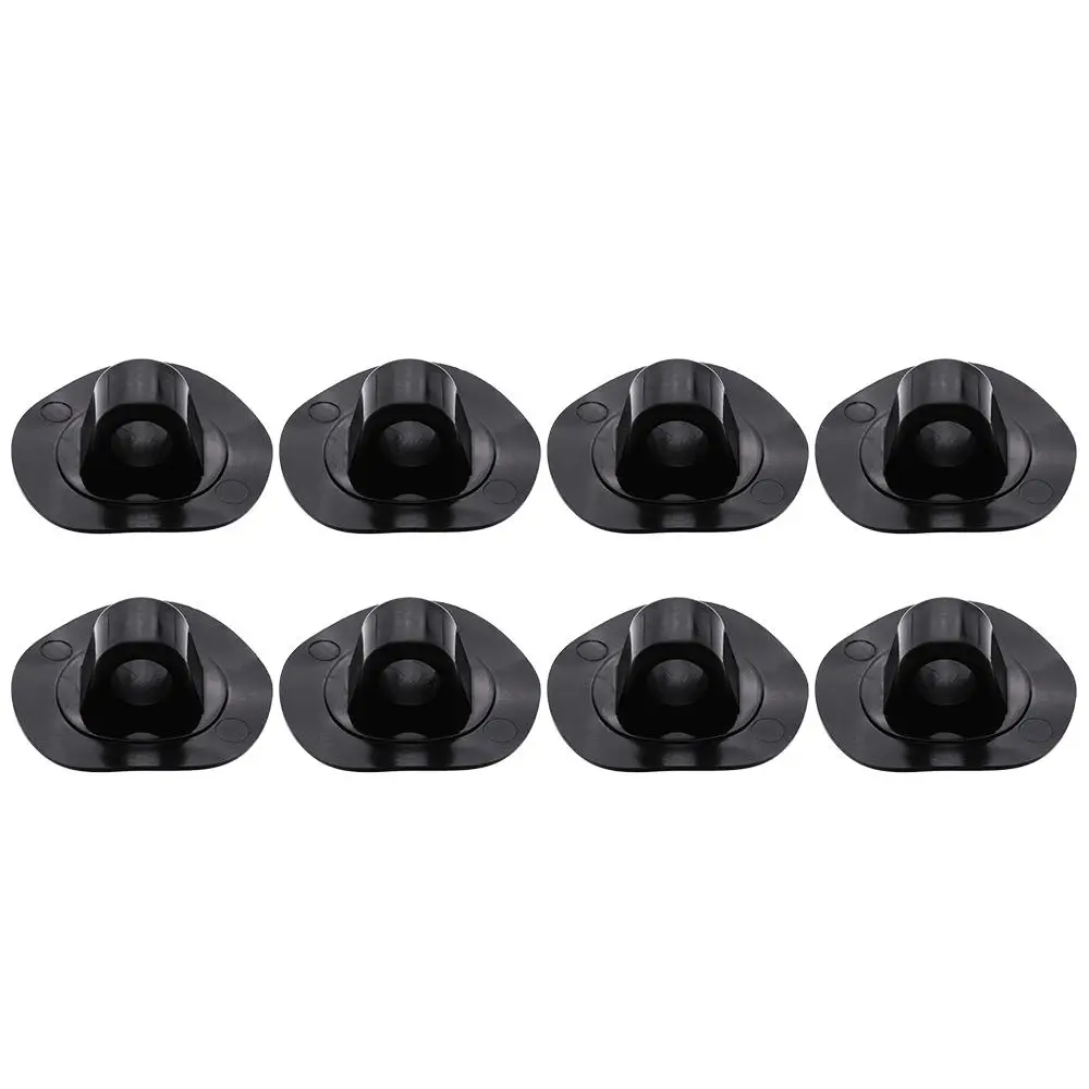 4/8/12pcs Rowing Boats Drag Rope Buckle Safe Hook Button of Inflatable Boat Fishing Kayak Boat Accessory Plastic Spare Part