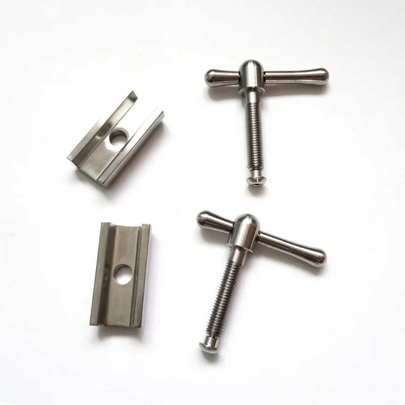 Titanium Bicycle Hinge Clamps and Hinge Levers(limit nut) For Brompton Bike BMX Frame Quick Release C Buckle Cycling Part