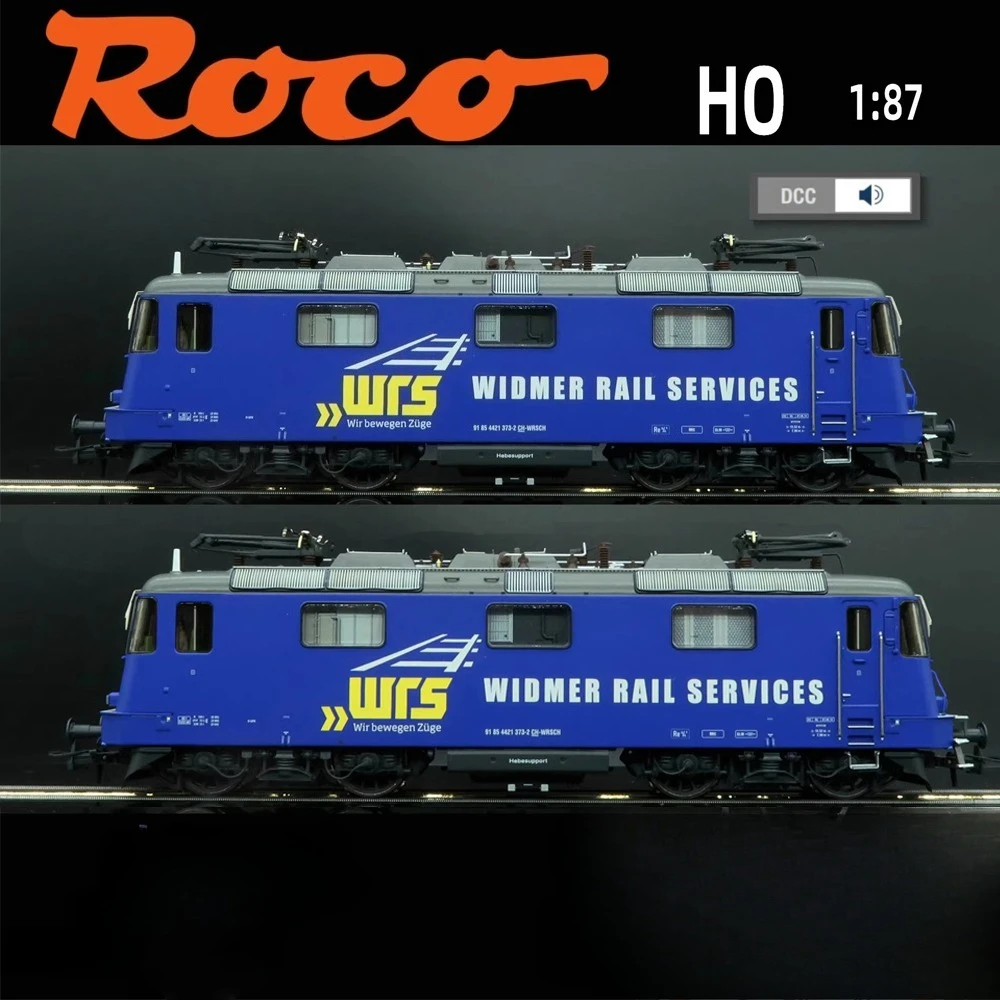 

ROCO HO Scale Toy Train 7510045 SBB Fifth-generation RE420 Double Locomotive Blue Digital Sound Train Model Set Boys Gift