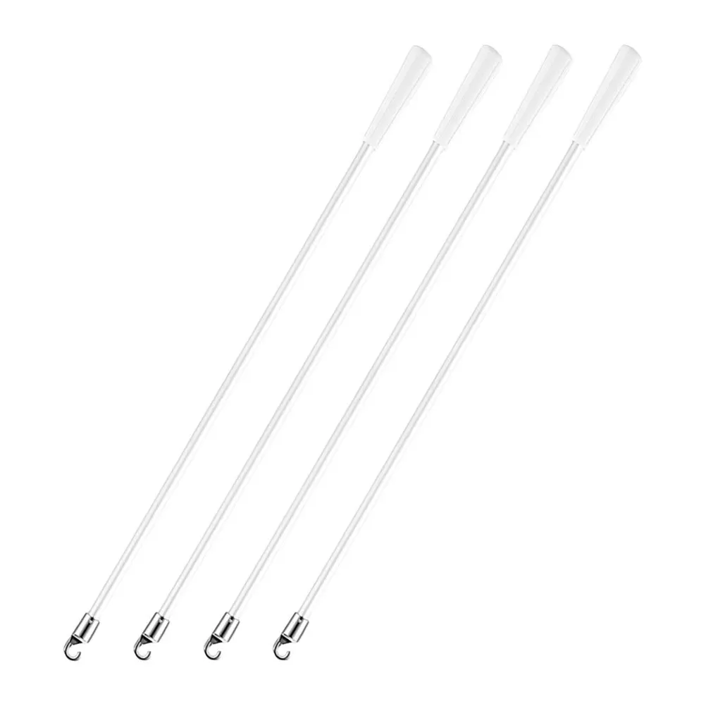 

4Pcs Fiberglass Vertical Blind Rod Tilt Wand Replacement Curtain Pull Stick Window Curtains Hardware Lightweight 12 Inch