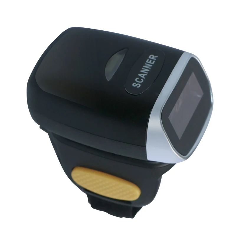Jepower CR40 Mini Wireless 1D 2D Barcode Scanner USB Interface Finger Ring Type in Stock