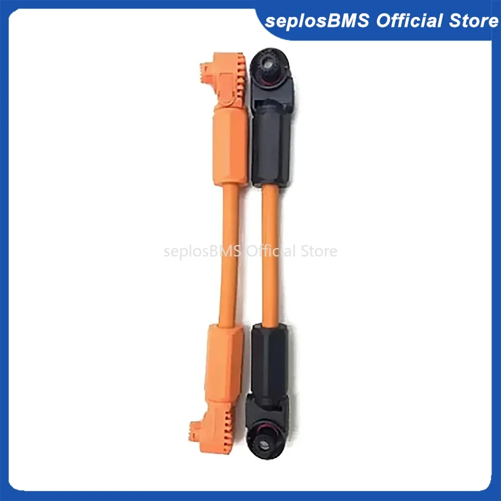 Seplos SUTEN PUSUNG Power Cable 2 Parallel Cable Battery To Battery Terminal Plug Copper Core Elbow Power Connector 200A