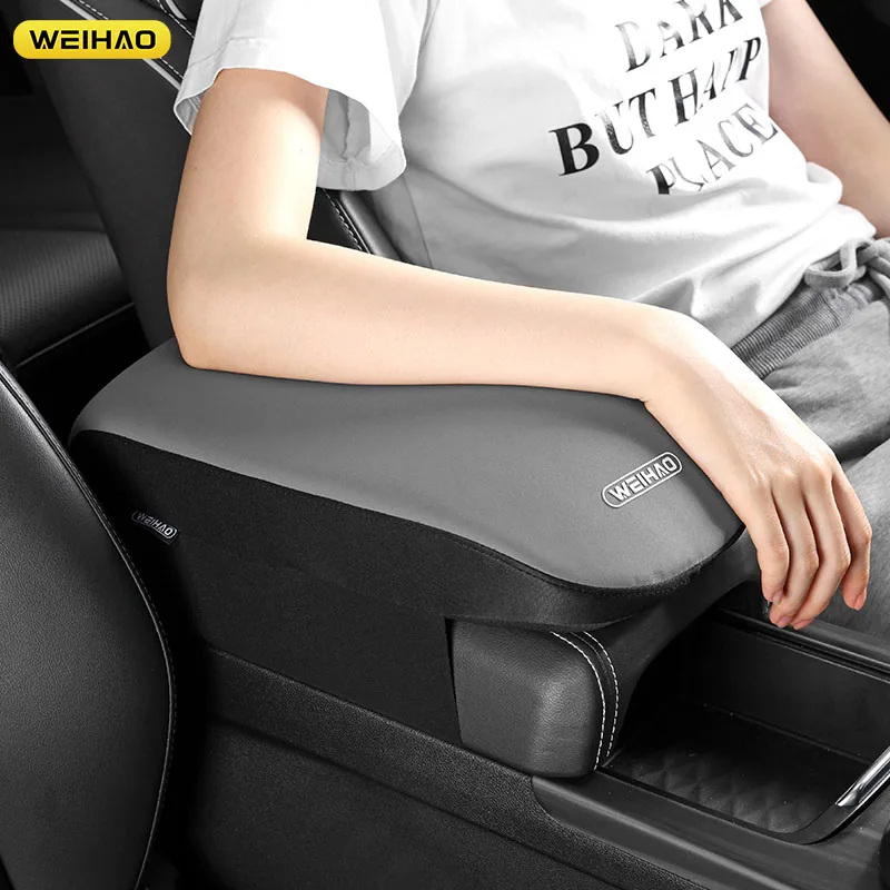 

Car Armrest Increasing Pad Added Storage Box Modified Decorative Memory Cotton Center Pad Interior Decoration Popular Item