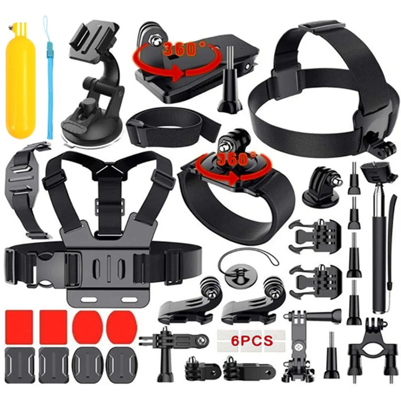 

Action camera 40 in 1 accessory set for GOPRO SARGO YI-LITE|Suitable for diving, cycling, climbing, and other shooting