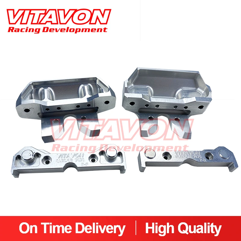 

VITAVON CNC Alu#7075 Front Rear Bumper Tie Bar Mount set for Traxxas Sledge