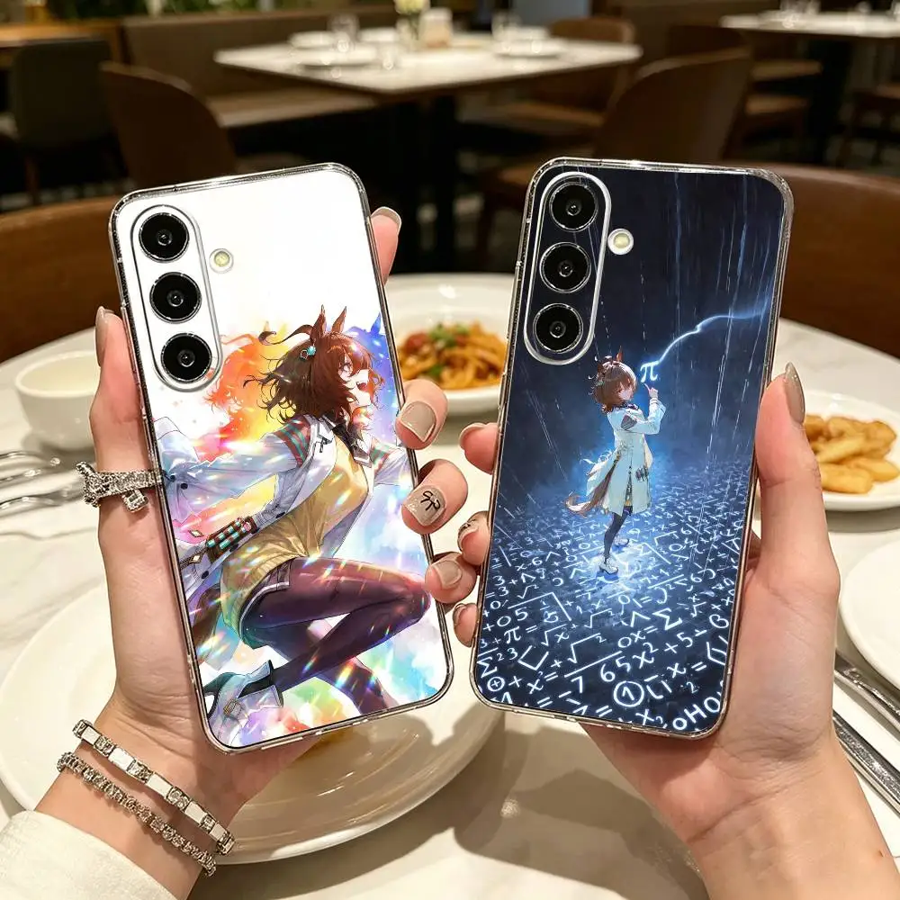 Hot H-Umamusume cute Agnes Tachyon Clear Hard Phone Case For Samsung A71, A70, A52, A51, A40, A30,Transparent Cover