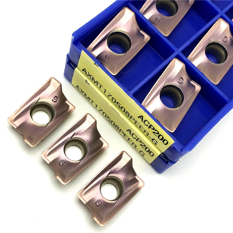 AXMT123508 AXMT170508PEER-G ACP200 Indexable Milling Inserts CNC Metal Lathe Tool Turning Tool