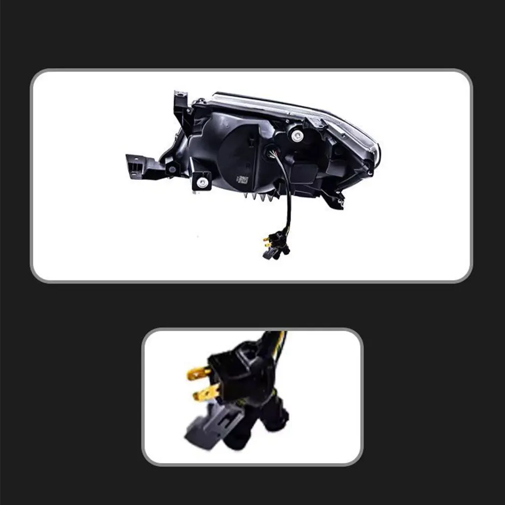 Pair Car LED Headlights for Toyota Hilux Vigo 2012-2015 811500K440 811100K440