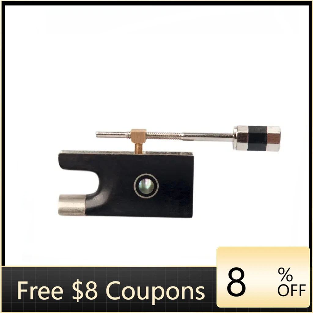 STLF 1 комплект из черного дерева, лягушка для смычка для скрипки, Парижский глазок - лягушка Arco DIY с винтами для скрипки, детали и аксессуары для смычка