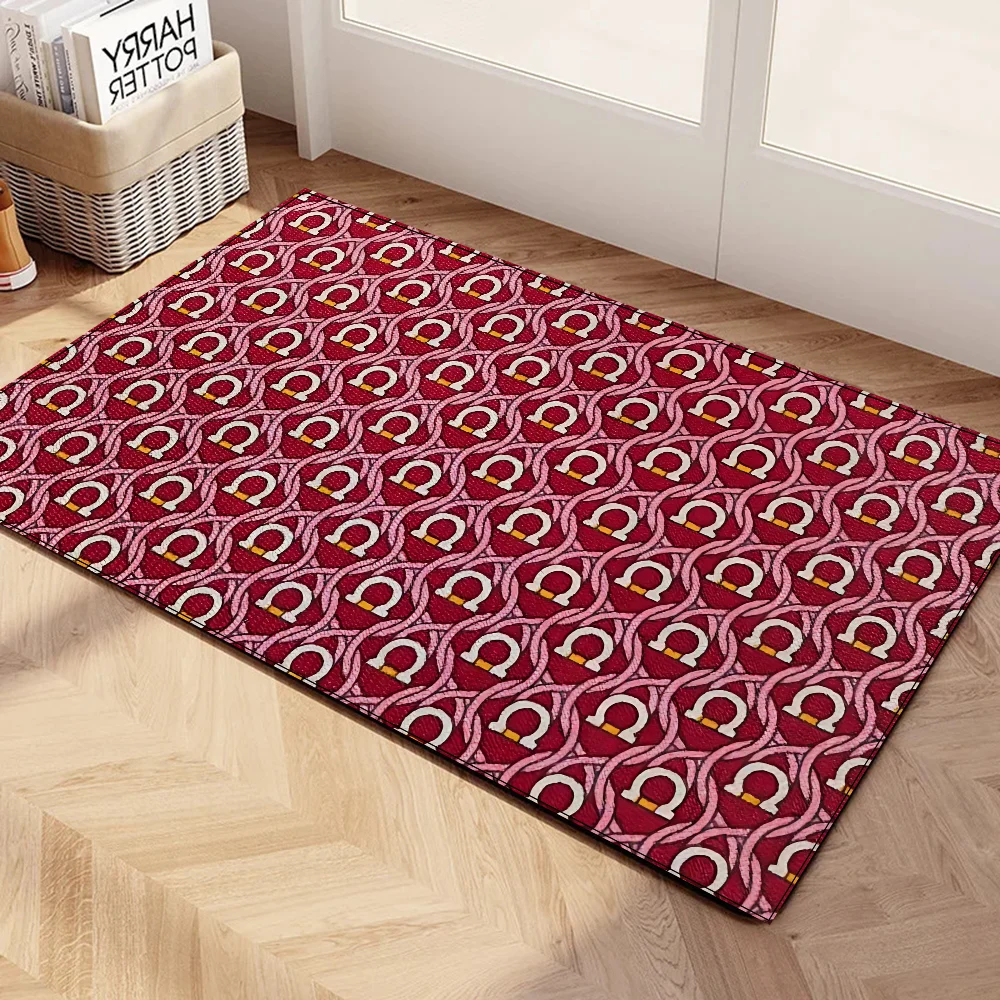 Room Decorating Items Ferragamos Bedrooom Carpet for Bathroom Modern Home Decoration Accessories Exterior Entrance Carpet Custom