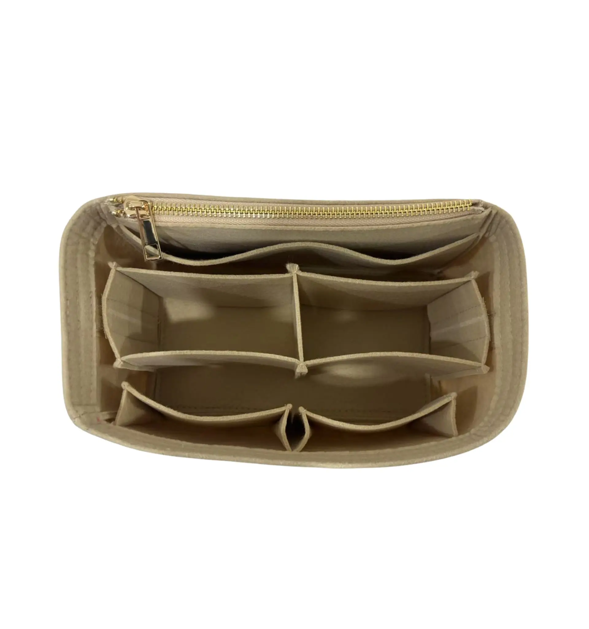 منظم المحفظة إدراج الغرور لطيف، Nice bb، Vanity PM منظم إدراج أكياس منظم حقيبة يد ماكياج تنظيم شكل قاعدة محمول