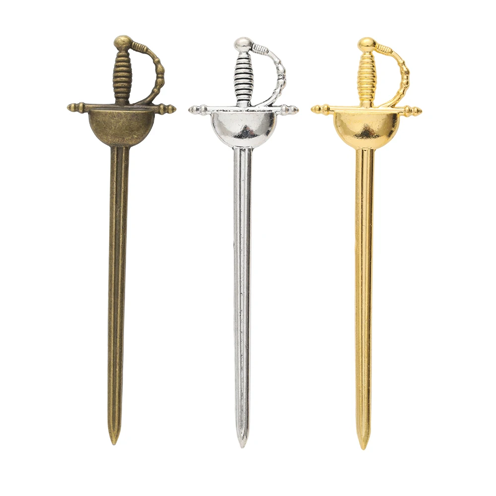 10pieces (sword) vintage zinc alloy charm metal pendant DIY jewelry discovery making accessories 1756