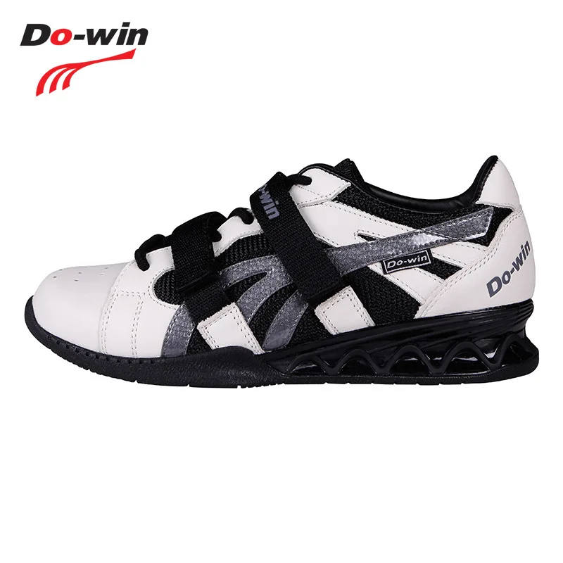 Do-win-zapatos de cuero genuino para hombre y mujer, zapatillas de deporte de competición para levantamiento de pesas, gimnasio, entrenamiento profesional