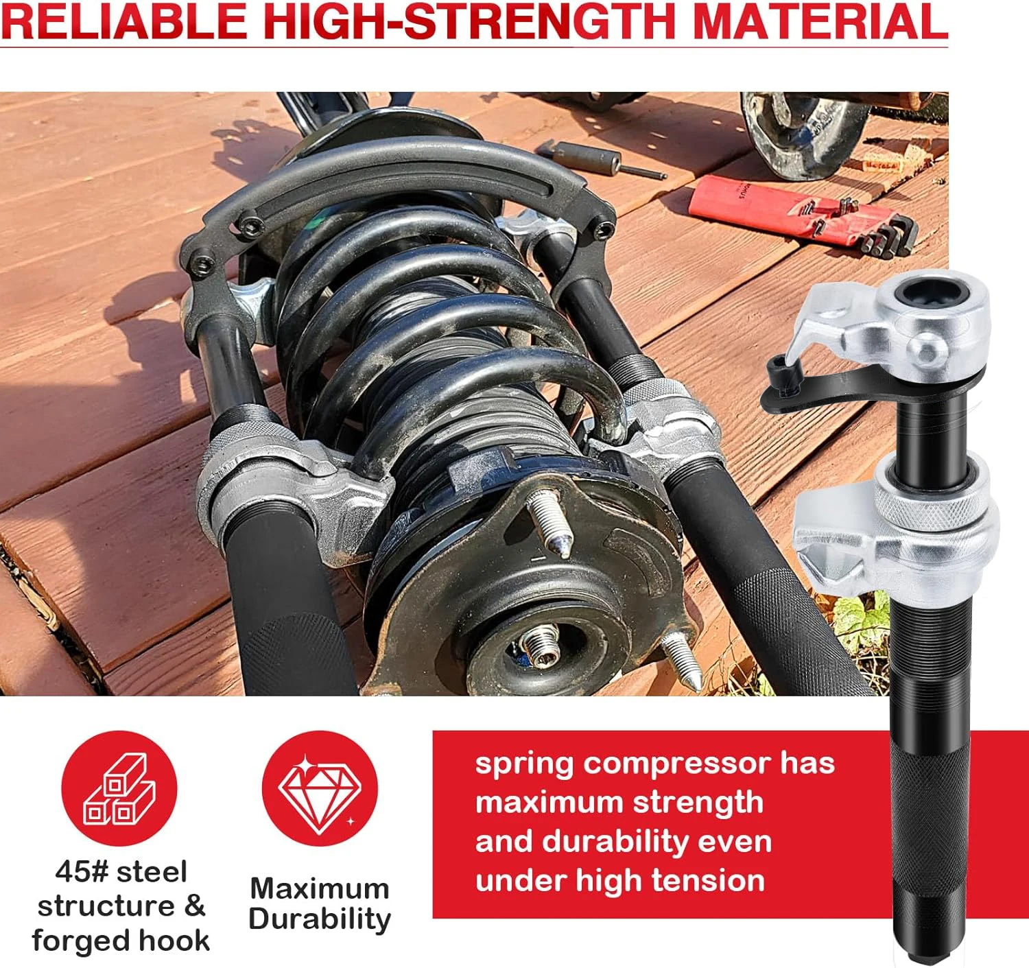 EAFC Compresseur de ressort d' - Spring Compressor Tool avis et prix