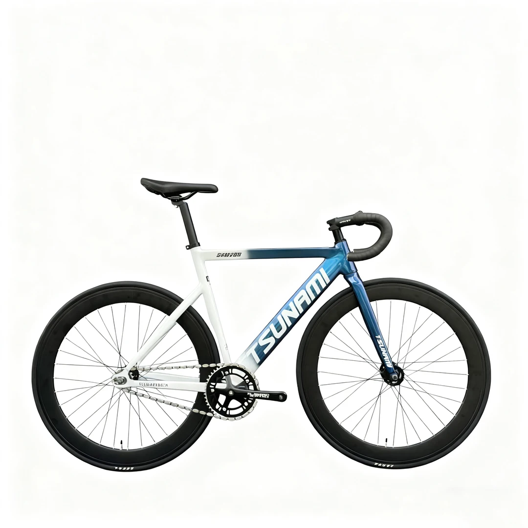 AliExpress NONE SNM200 Aluminum Alloy Fixed Gear Bike Tsunami 700C Rims 30mm/40mm/60mm/70mm/90mm Bicycle Fixie Cycling Parts Customizable
