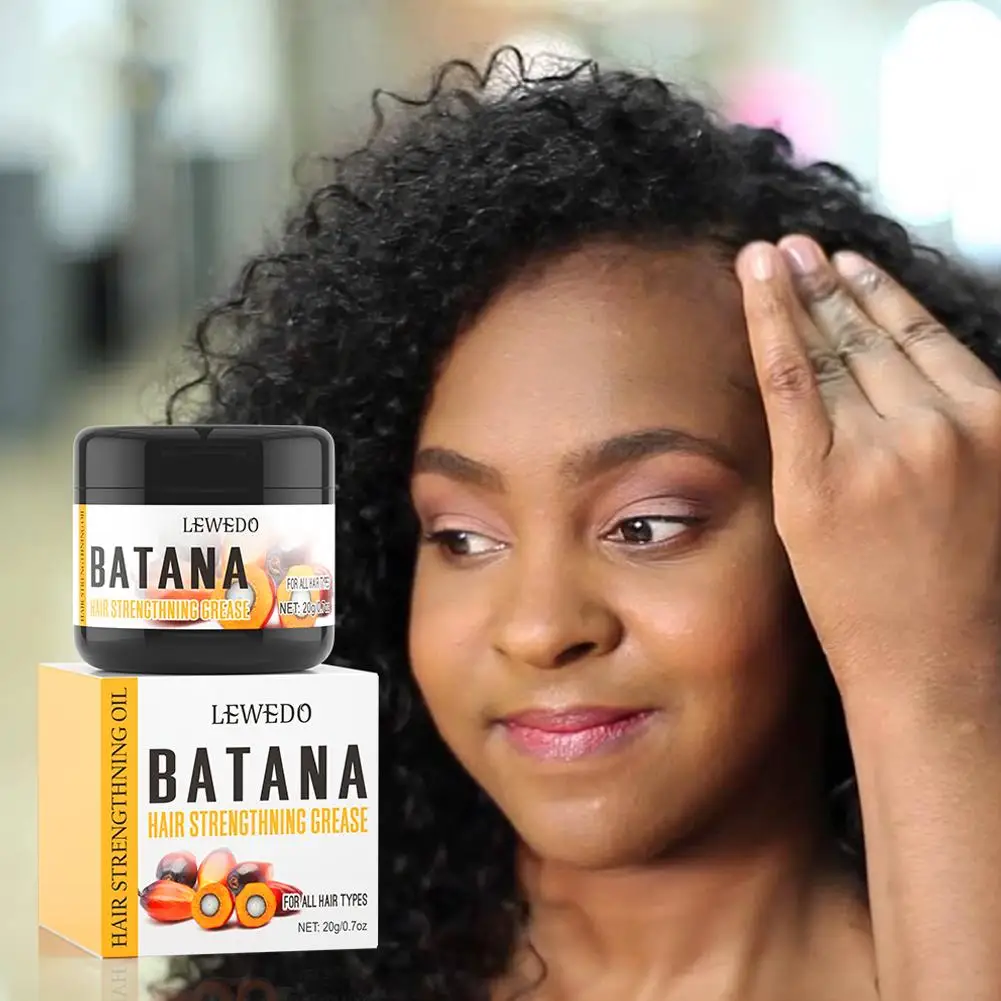 Natural Batana Oil Cream African Crazy Traction Alopecia Hair Break Anti Cream Mask Care Treatments Batana Hair 20g Hair D9L8