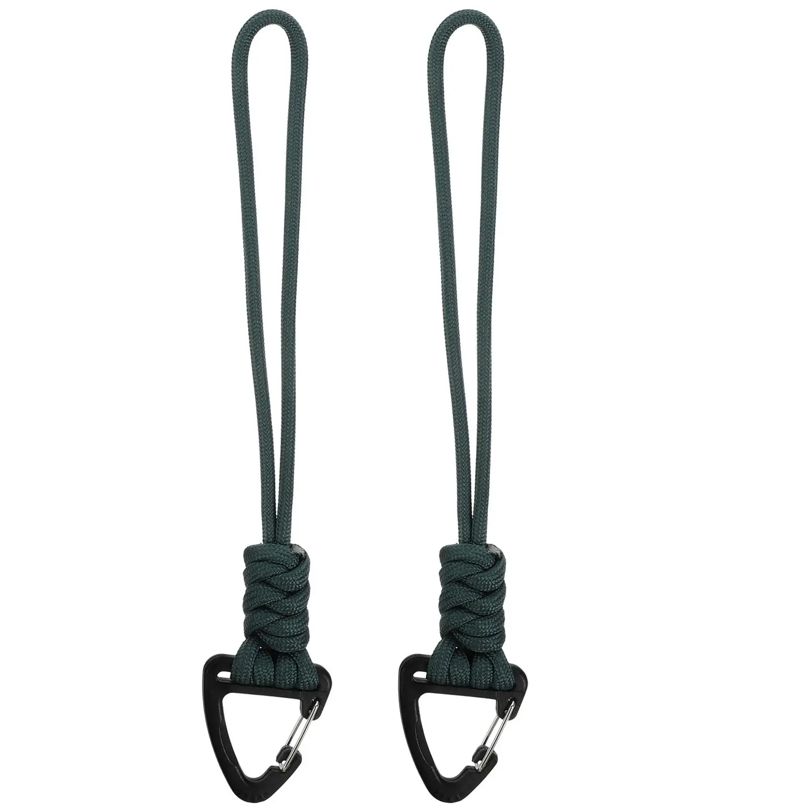 

2 Pcs Keychain Anti-loss Rope for Lanyard Carabiner Lanyards Hand Woven Tool Polyester Tools