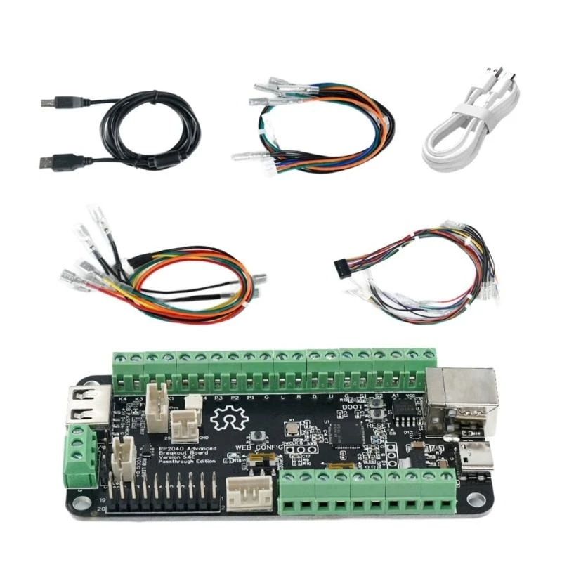 Tablero V5.6E RP2040 Pase combate pases USB avanzado para pelea multiplataforma Hitbox D2RC