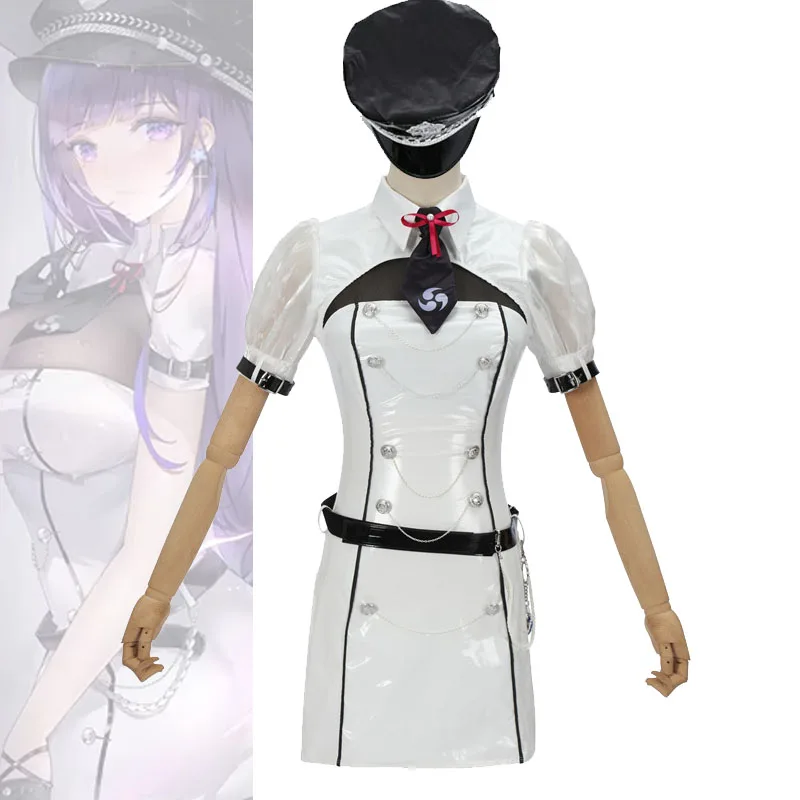 

Genshin Impact Beelzebul Cosplay Costume Game Skin Raiden Shogun Sexy Uniform Dress Carnival Party Raiden Ei Dressing Up