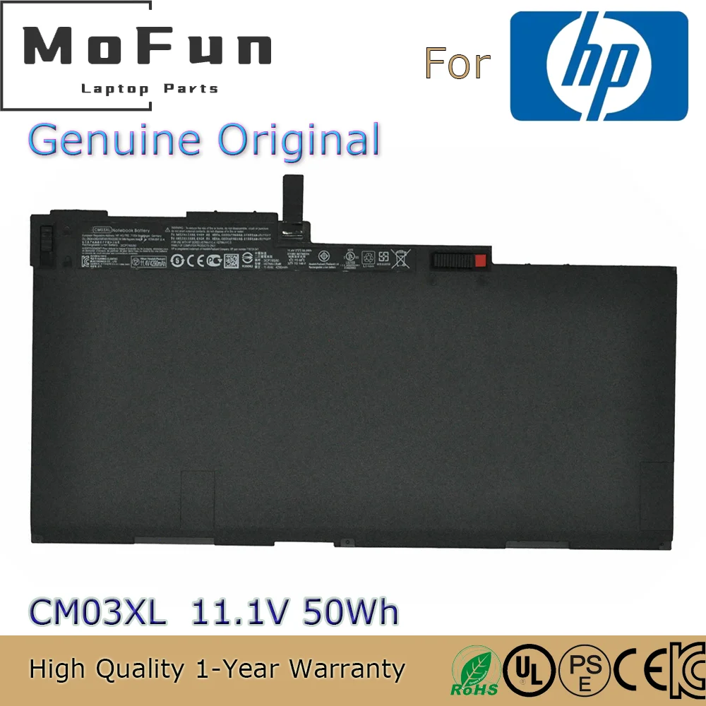 Brand New Original CM03XL 11.1V 50Wh Laptop Battery for HP Elitebook 840 845 850 740 745 750 G1G2 717376-001 HSTNN-LB4R