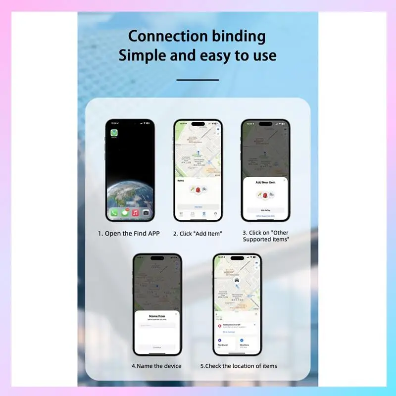 

AB25-Ultra Slim Tracking Card Wallet Anti-Loss Card For Find My Ultra Thin Tracker