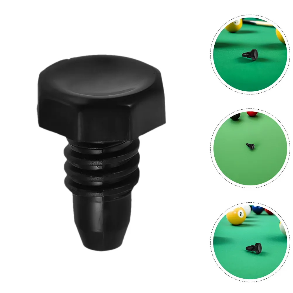 

8Pcs Pool Cue End Covers Black Plastic Snooker Rod Tail Protectors Cylindrical Billiard Cue Protective Replacement Parts