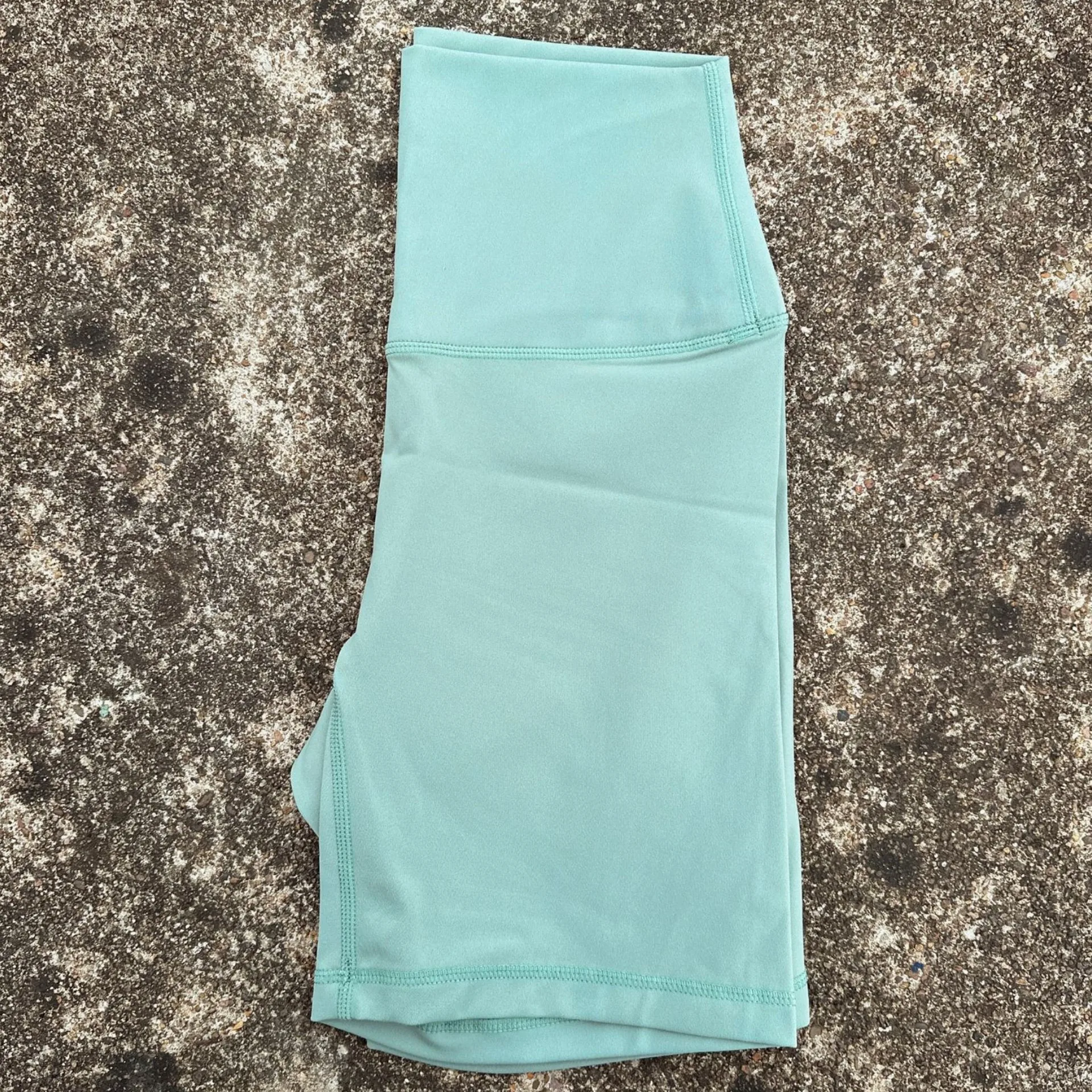 Einfarbig Radfahren Damen Sport Yoga Kurze Leggings Kompressionsunterstützung Schweiß-Weiden Umfassendes Training Joggen Innentasche – Detail 7