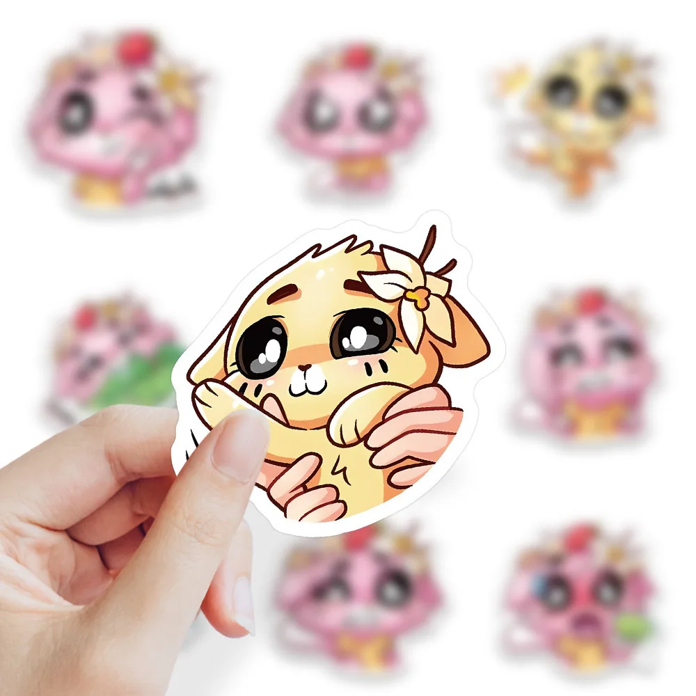 70PCS Kawaii Katze Aufkleber Niedlichen Cartoon Tier Aufkleber DIY Laptop Telefon Gitarre Fahrrad Skateboard Gepäck Graffiti Kind Spielzeug Dekoration