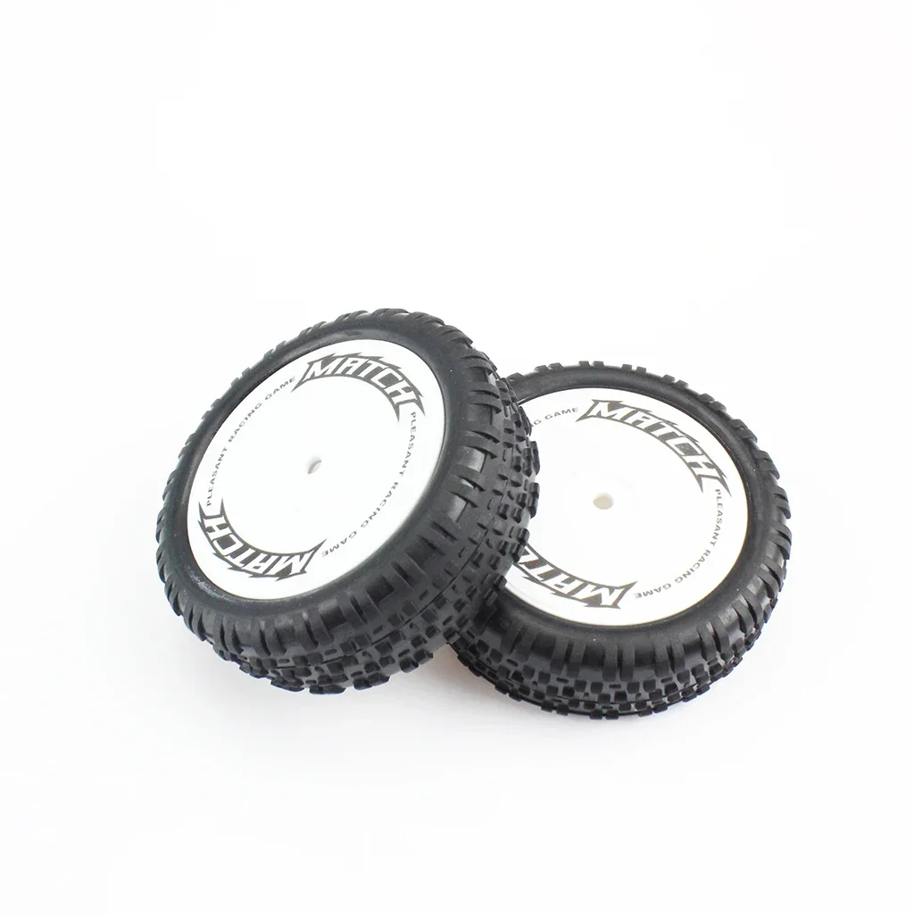 

2Pcs Front Wheel Tires Tyre 104001-1882 for Wltoys 104001 1/10 RC Car Upgrade Parts Accessories