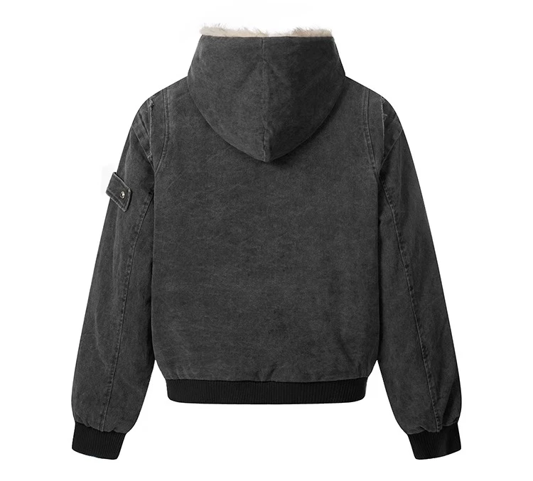 2025 Men's Winter New Jackets Men's Stylish Warm Long Sleeve Parkas Handsome Simple Solid Color Warm Thickened Tooling Jackets