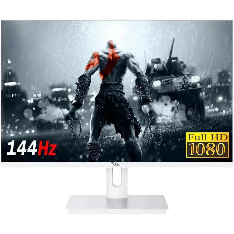 Monitor 24” IPS FHD 1080p – częstotliwość odświeżania 144 Hz, czas reakcji 1 ms, ultracienka ramka, szerokie kąty widzenia, porty HDMI i DP, wbudowany