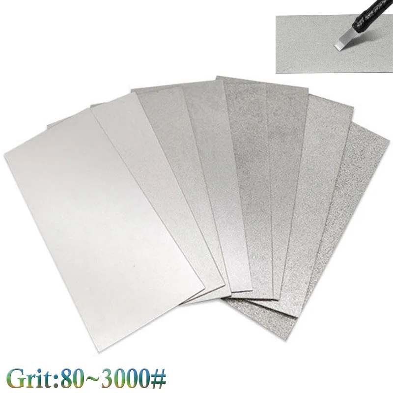 Rectangle Diamond Grinding Disc Abrasive Wheels Seal Cutting Sharpening Tool Jade Jewelry Polishing Sheet 80-3000Grit 170x75mm