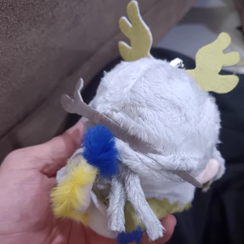 12cm jeu d'anime archevaliers Kawaii Cosplay peluches jouet porte-clés Shu Texas Mini Dango peluche sac à dos Kerring charme cadeau