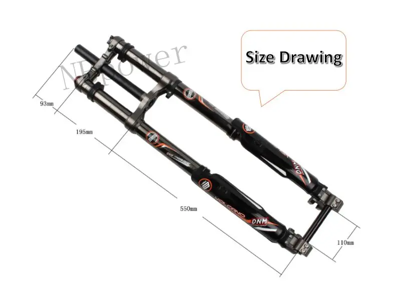 DNM USD 8 Dual Suspension Front Fork Double Bicycle Fork