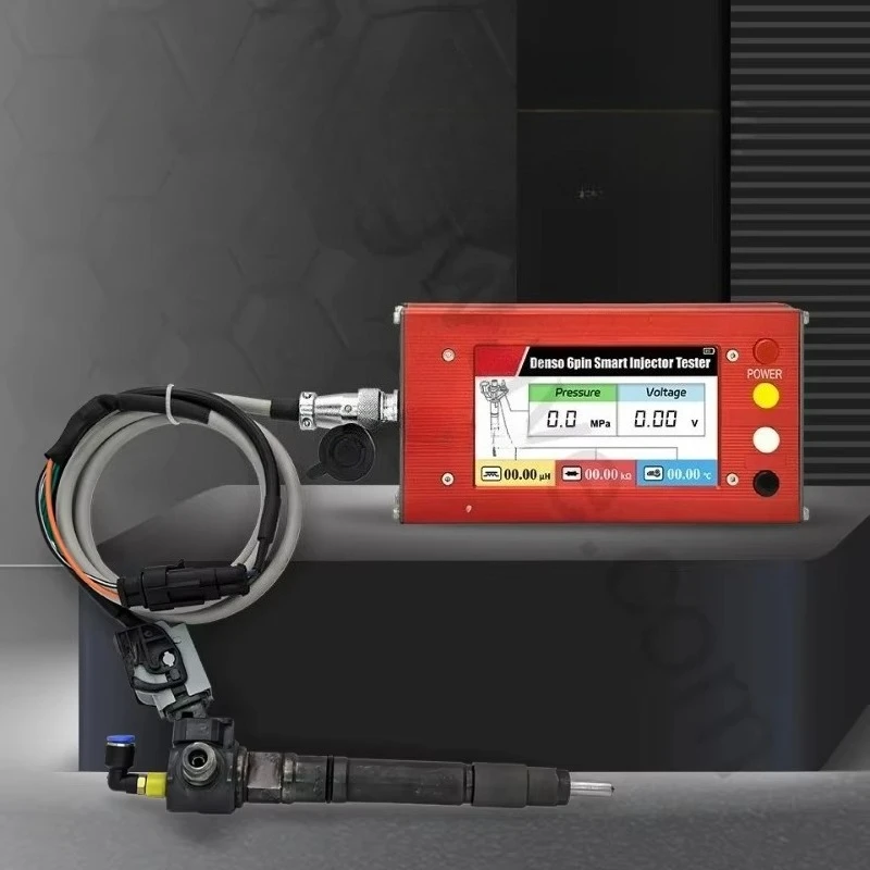 Portable IARTO2 Injector Tester, For 6-Pin Smart Fuel Injector, Test Voltage, Inductance, Resistance, Temperature and Pressure