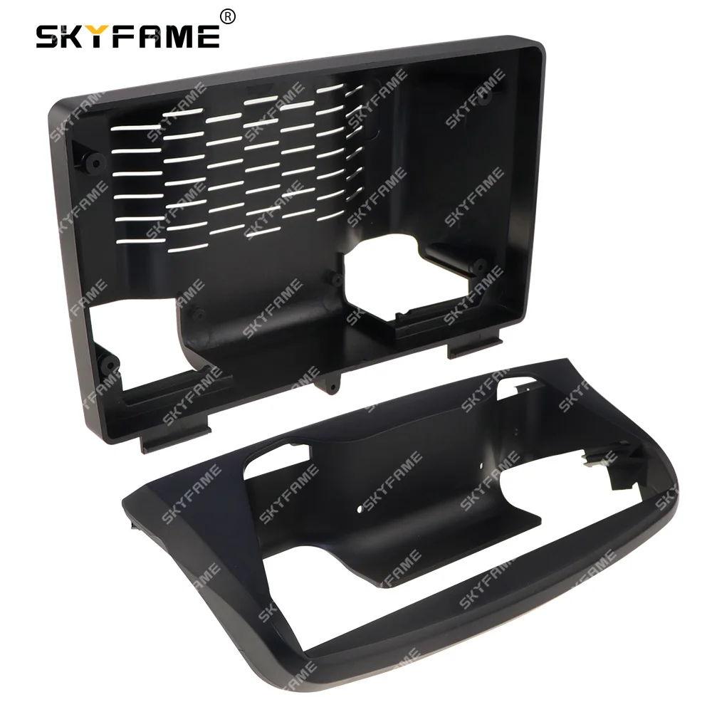 SKYFAME Car Frame Fascia Adapter Canbus Box Decoder Android Radio Audio Dash Fitting Panel Kit For Hyundai Genesis Coupe Rohens