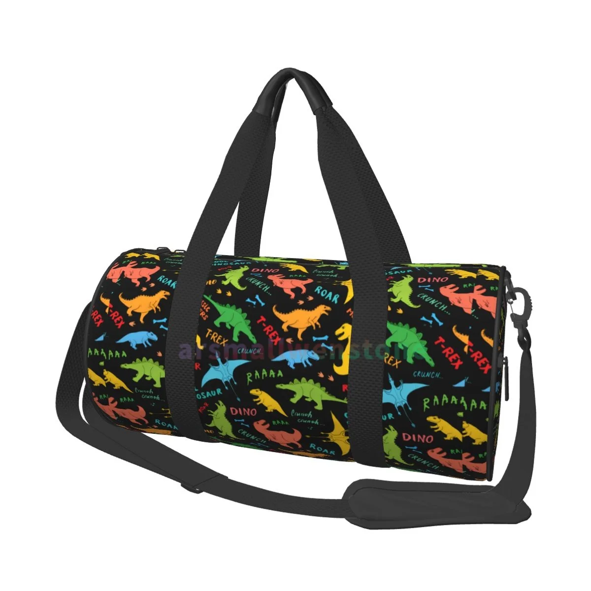 Dinosaure T-REX Yoga Sac D'entraînement Durable Sac À Dos Sacs À Main Rond En Plein Air Fitness Sacs Voyage Duffle Bag